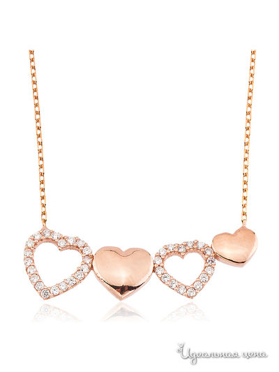 Ожерелье Enrico Coveri, цвет розово-золотой