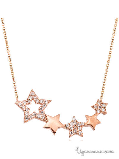 Ожерелье Enrico Coveri, цвет розово-золотой