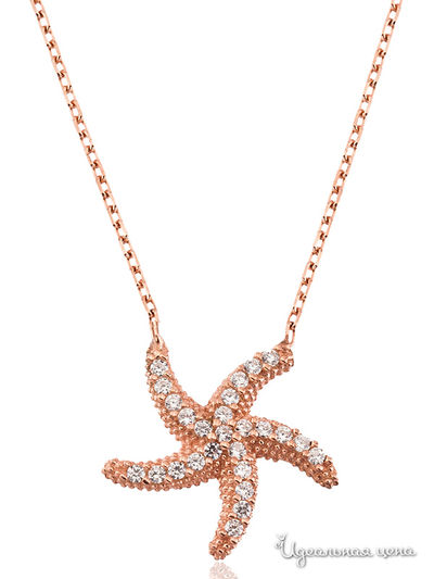 Ожерелье Enrico Coveri, цвет розово-золотой