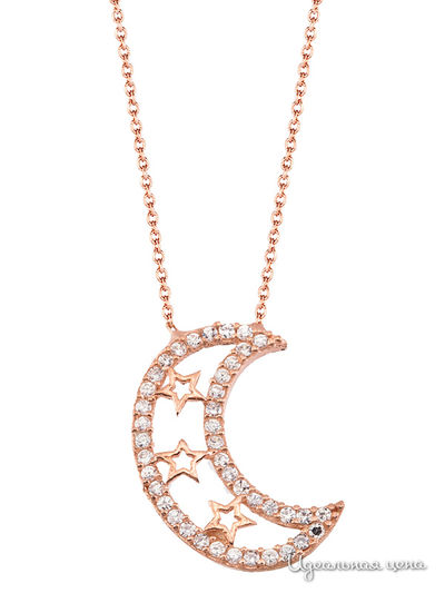 Ожерелье Enrico Coveri, цвет розово-золотой