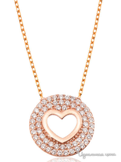 Ожерелье Enrico Coveri, цвет розово-золотой