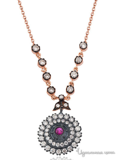 Ожерелье Enrico Coveri, цвет розово-золотой