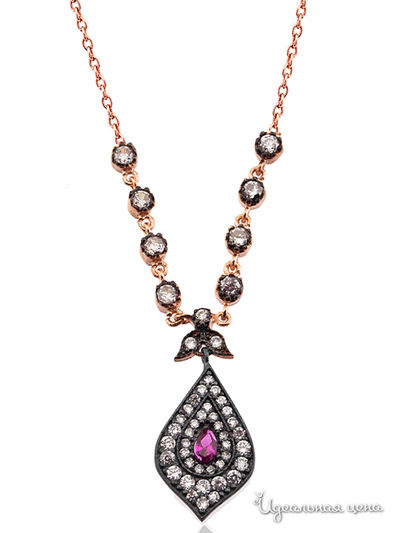 Ожерелье Enrico Coveri, цвет розово-золотой