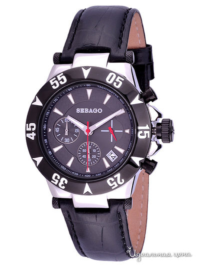 Часы Sebago, цвет черный