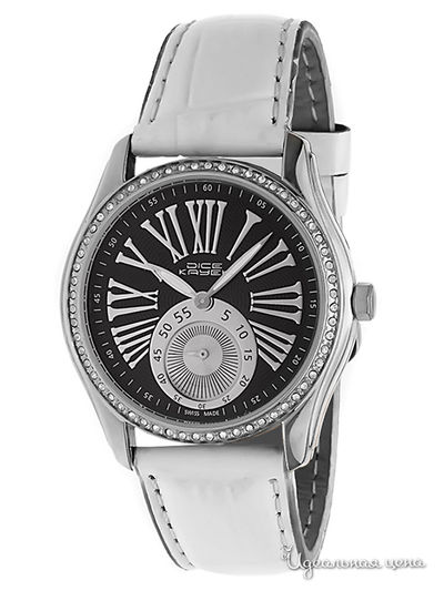 Часы Dice Kayek, цвет темно-серебристый