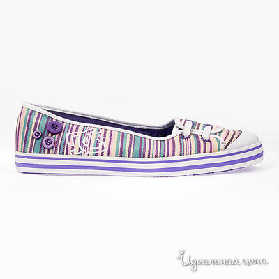 Балетки DC, цвет цвет сиреневый / мультиколор