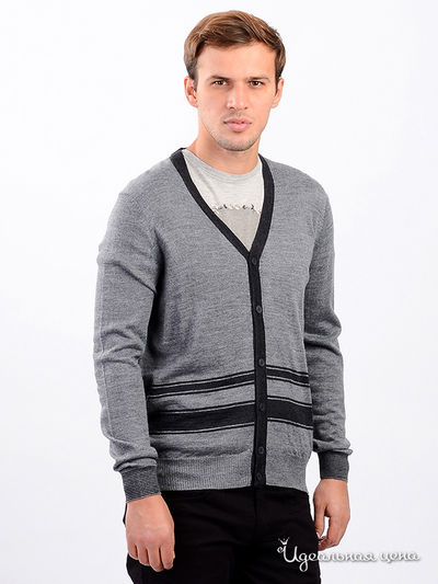 Кардиган Totallook, цвет серый, черный