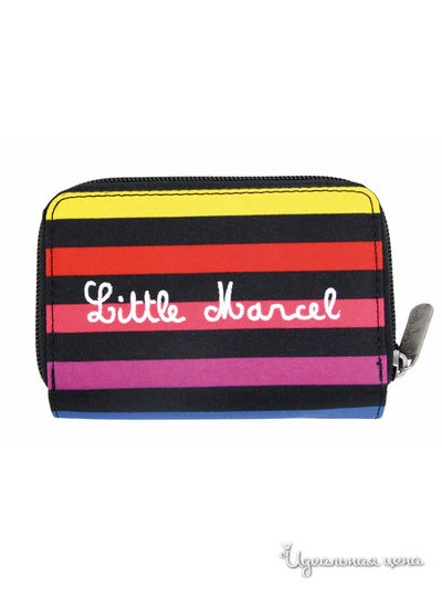 Кошелек Little Marcel, цвет черный, разноцветный, полоска