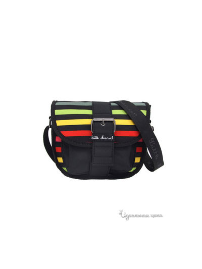 Сумка Little Marcel, цвет черный, зеленый, желтый