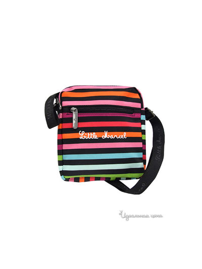 Сумка Little Marcel, цвет розовый, оранжевый, голубой