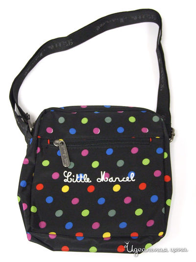 Сумка Little Marcel, цвет черный, зеленый, синий