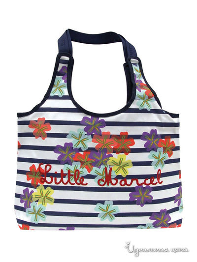 Сумка Little Marcel, цвет синий, белый