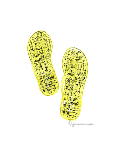 Вьетнамки Le Petit Marcel, цвет Желтый