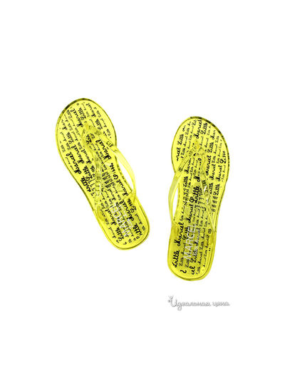 Вьетнамки Little Marcel, цвет желтый