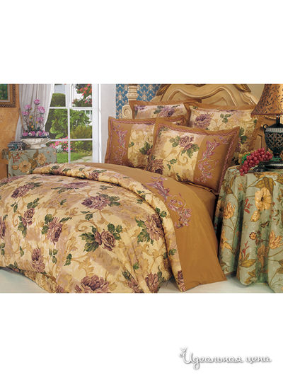 Комплект постельного белья Евро Valtery, цвет мультиколор