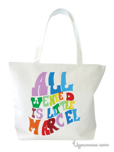 Сумка Little Marcel, цвет белый