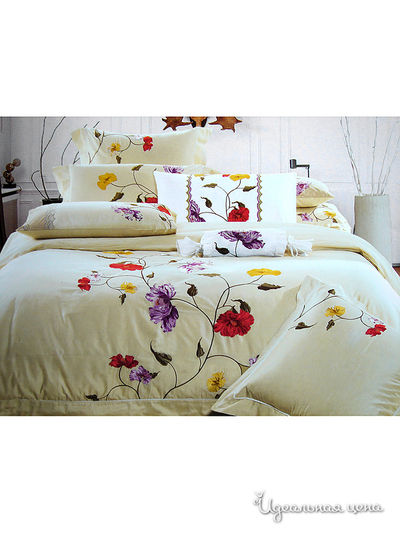 Комплект постельного белья, Евро Valtery, цвет мультиколор