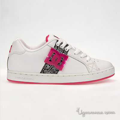 Кеды DC, цвет цвет белый / розовый / черный