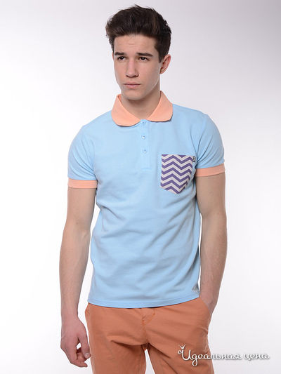 Поло Formalab, цвет голубой