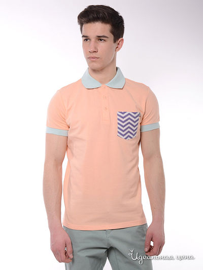 Поло Formalab, цвет светло-оранжевый