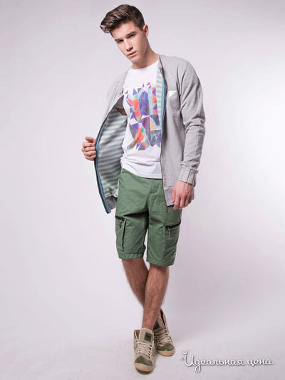 Толстовка Formalab, цвет серый, зеленый