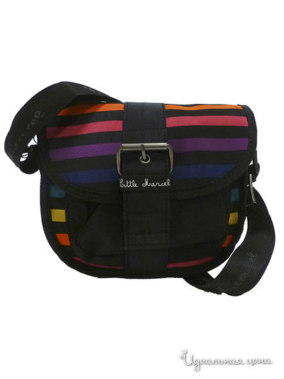 Сумка Little Marcel, цвет черный, фиолетовый, розовый