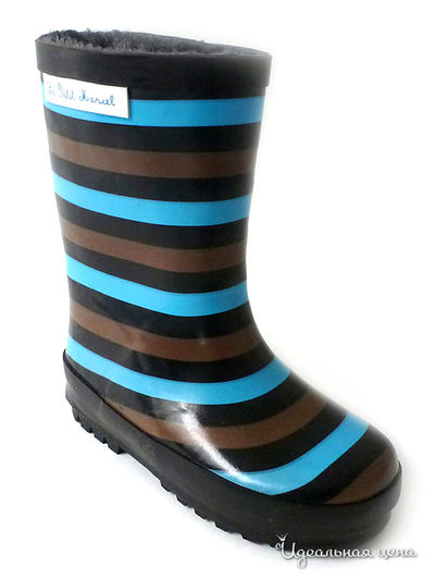 Резиновые сапоги Little Marcel, цвет в полоску 7