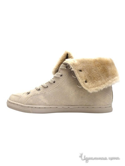 Высокие кеды Little Marcel, цвет бежевый