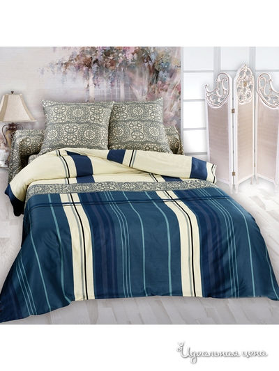 КПБ 1.5-спальное Unison, цвет Мультиколор