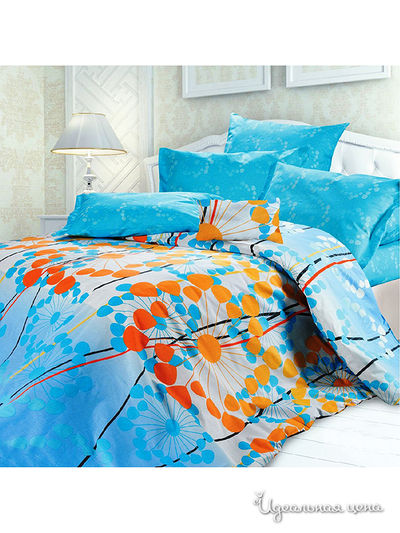 Комплект постельного белья двуспальный, 70*70 см Унисон, цвет Мультиколор