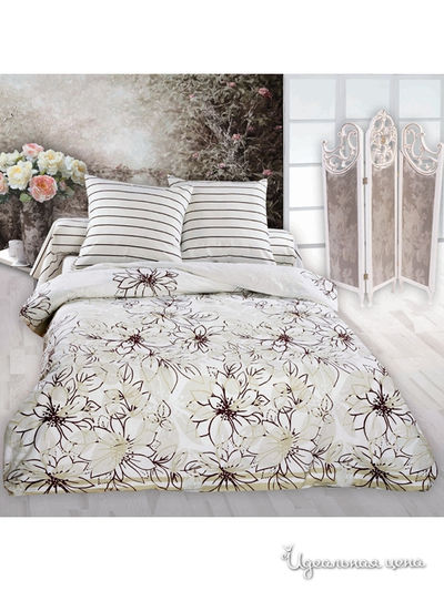 Комплект постельного белья двуспальный, 70*70 см Унисон, цвет Мультиколор