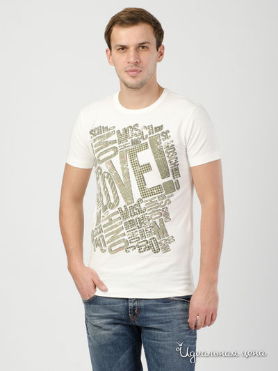 Футболка Love Moschino, цвет молочный