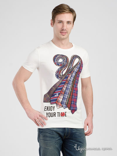 Футболка Love Moschino, цвет молочный