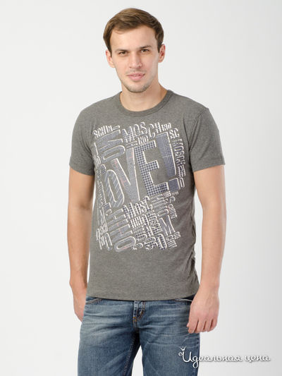 Футболка Love Moschino, цвет серый