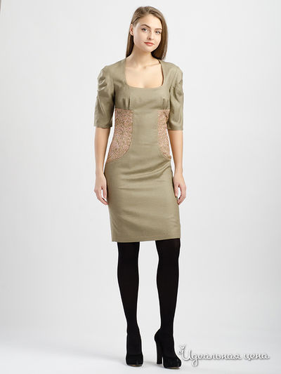 Платье Maria Rybalchenko, цвет оливковый