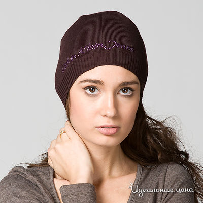 Шапка Calvin Klein Jeans, цвет цвет сливовый