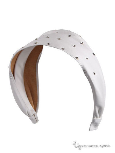 Ободок M & D, цвет молочный