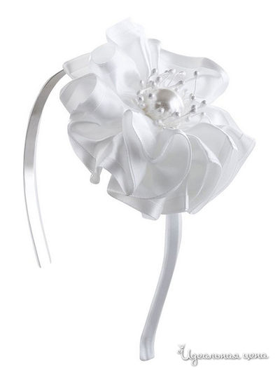 Ободок M & D, цвет Белый