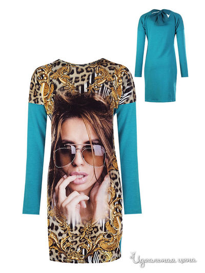 Платье M & D, цвет бирюзовый