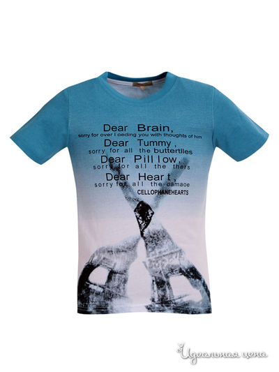 Футболка M & D, цвет синий