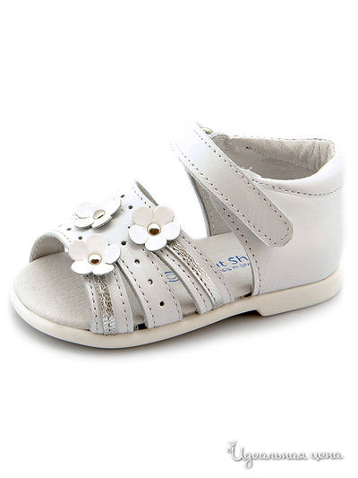 Босоножки Petitshoes для девочки, цвет белый