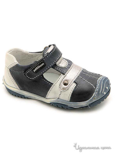 Туфли PetitShoes, цвет черный, белый