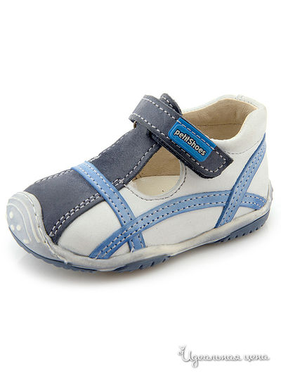 Полуботинки PetitShoes, цвет синий, серый