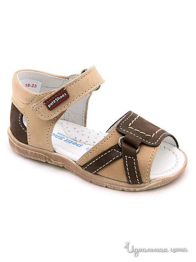 Босоножки PetitShoes, цвет коричневый, бежевый