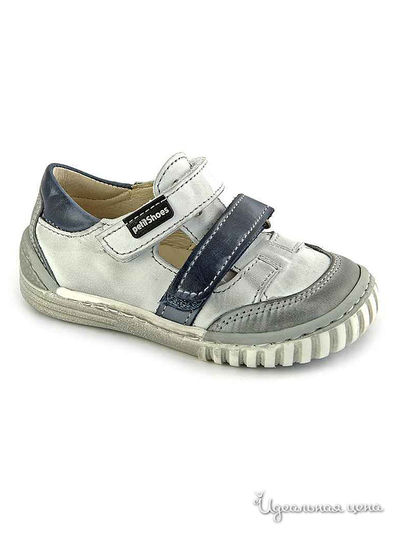 Полуботинки PetitShoes, цвет синий, серый