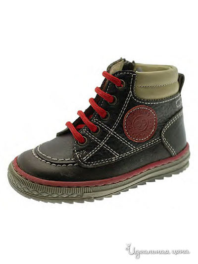 Ботинки PetitShoes, цвет чёрный, красный