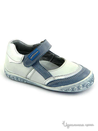 Туфли PetitShoes, цвет синий, белый