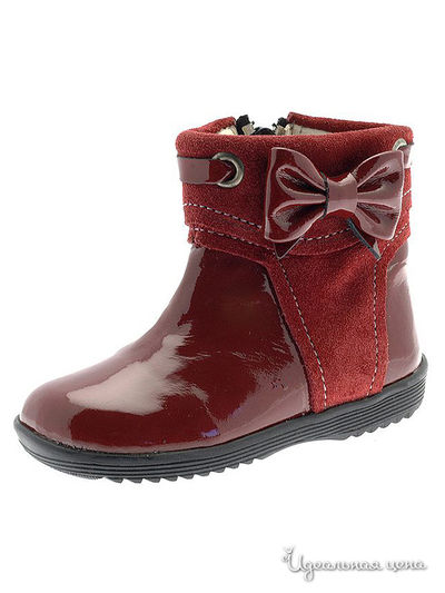 Полусапожки PetitShoes, цвет красный