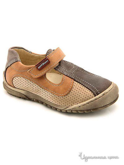 Полуботинки PetitShoes, цвет рыжий, коричневый