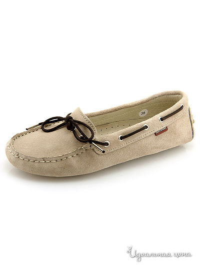 Мокасины PetitShoes, цвет бежевый, коричневый